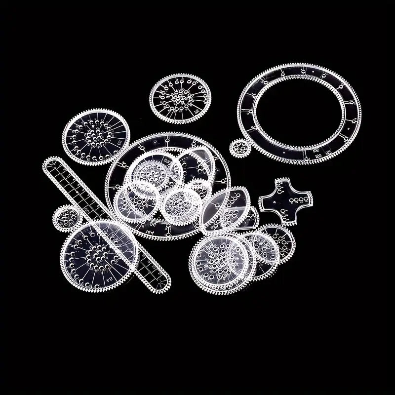 Spirograph-Zeichenset – Kreatives Mal- & Designspiel für Kinder & Erwachsene | Mandala- & Geometrie-Kunst