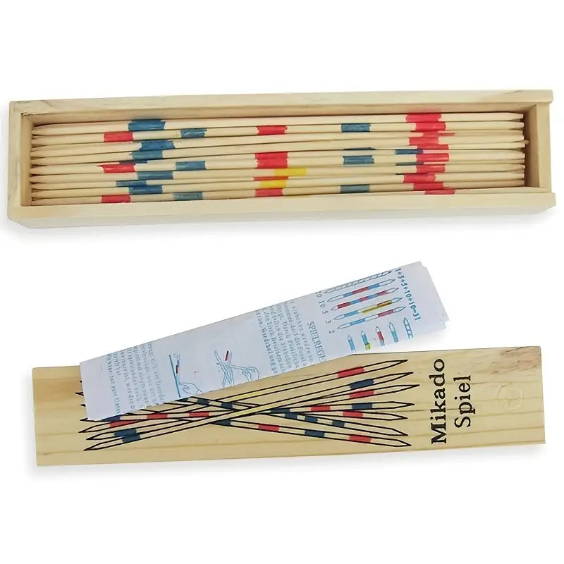Mikado-Spiel aus Holz – Klassisches Geschicklichkeitsspiel