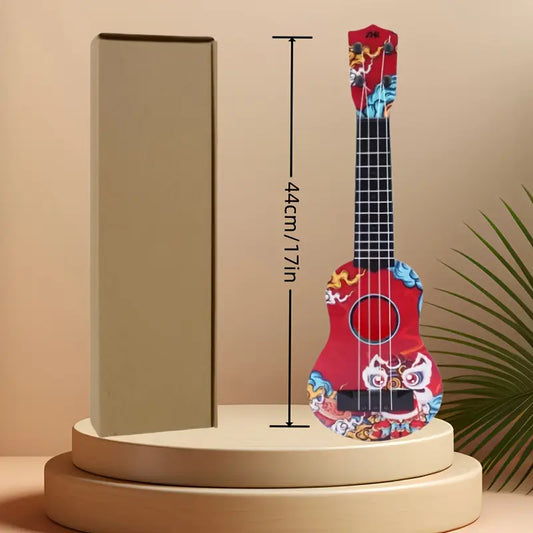 Kinder-Gitarre 44 cm – Bunte Mini-Gitarre für kleine Musikfans | Lernspielzeug aus Kunststoff