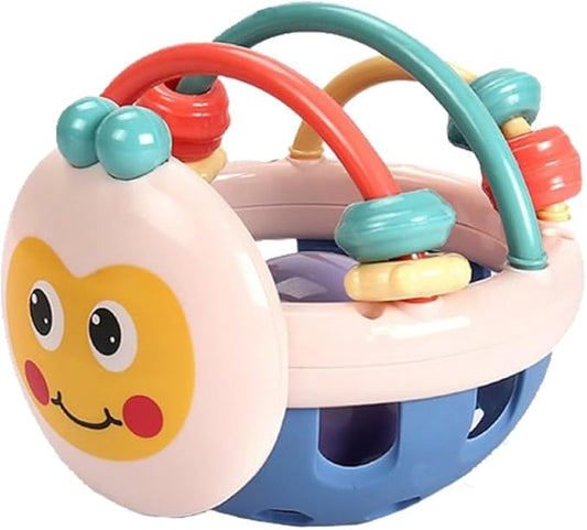Baby Greifball mit Rassel – Fördert Motorik und Zahnungskomfort