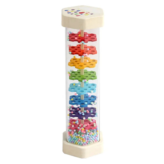 Regenbogen Regenstab – Sanfte Klänge & Farben für kleine Entdecker!